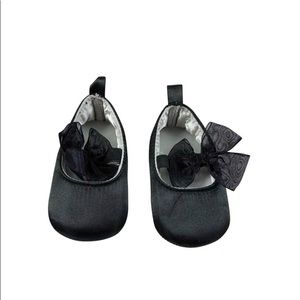 kids 6-9 mos Ballet black slipper shoes